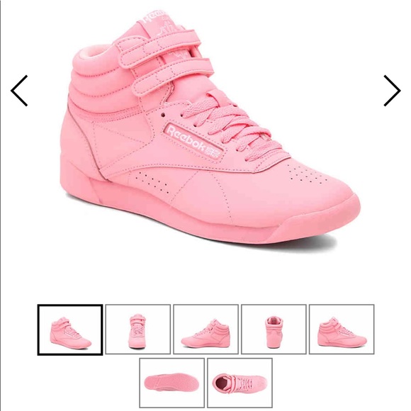 reebok freestyle hi pink